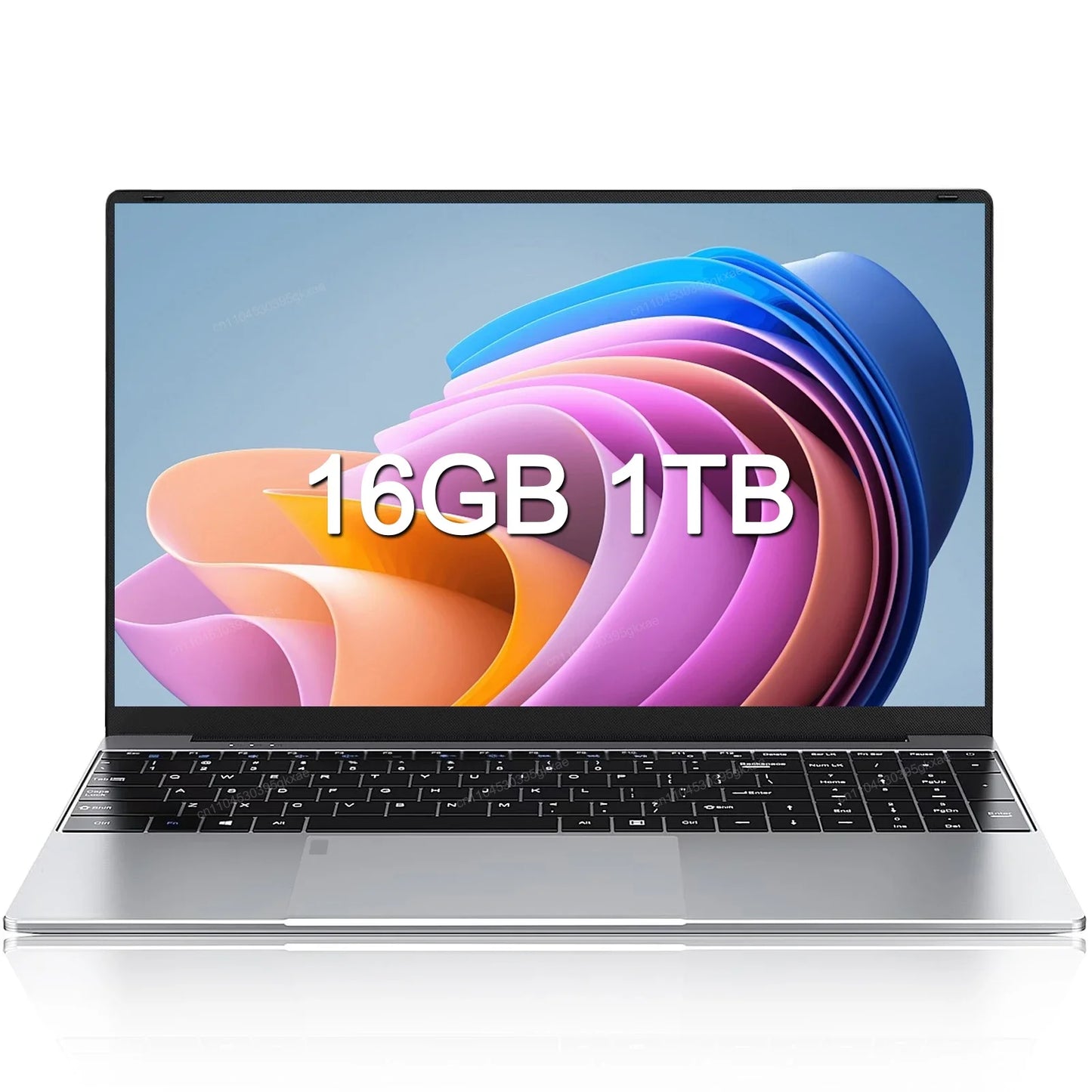 2025 LENO 15.6" Portable Laptop 32GB RAM 2TB SSD Intel 6500Y Office Windows11 Notebook 5000mAh Gamer PC with Backlit Fingerprint