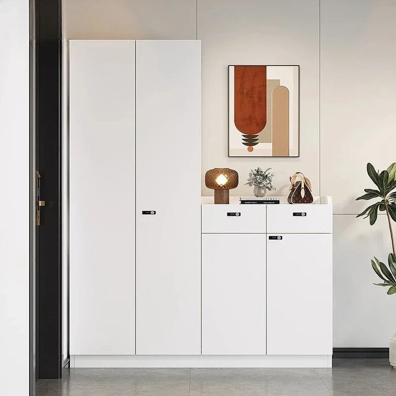 Shoe Storage Cabinet Wood Entryway Storage Store Organizer Display Rack Shelves Retail Display Rack Shelves for Retail Store