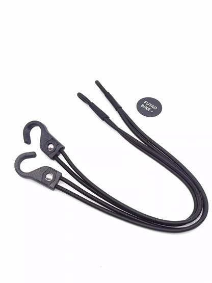 1 pair of bicycle rack elastic ropes suitable for Brompton rear rack tying ropes for c line p line t line