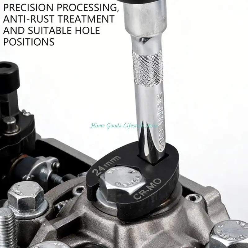 E74E Professional 15pcs Ergonomic 3/8 Inches Ratchet Wrench For Mechanical Work