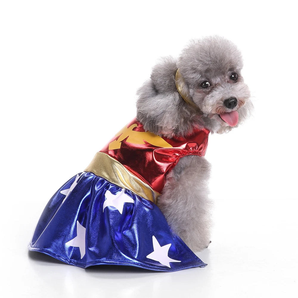Pet Cloth Halloween Eagle Skirt Costume Christmas Creative Funny Novelty Dress-Up Dog Clothing Transformation Outfit