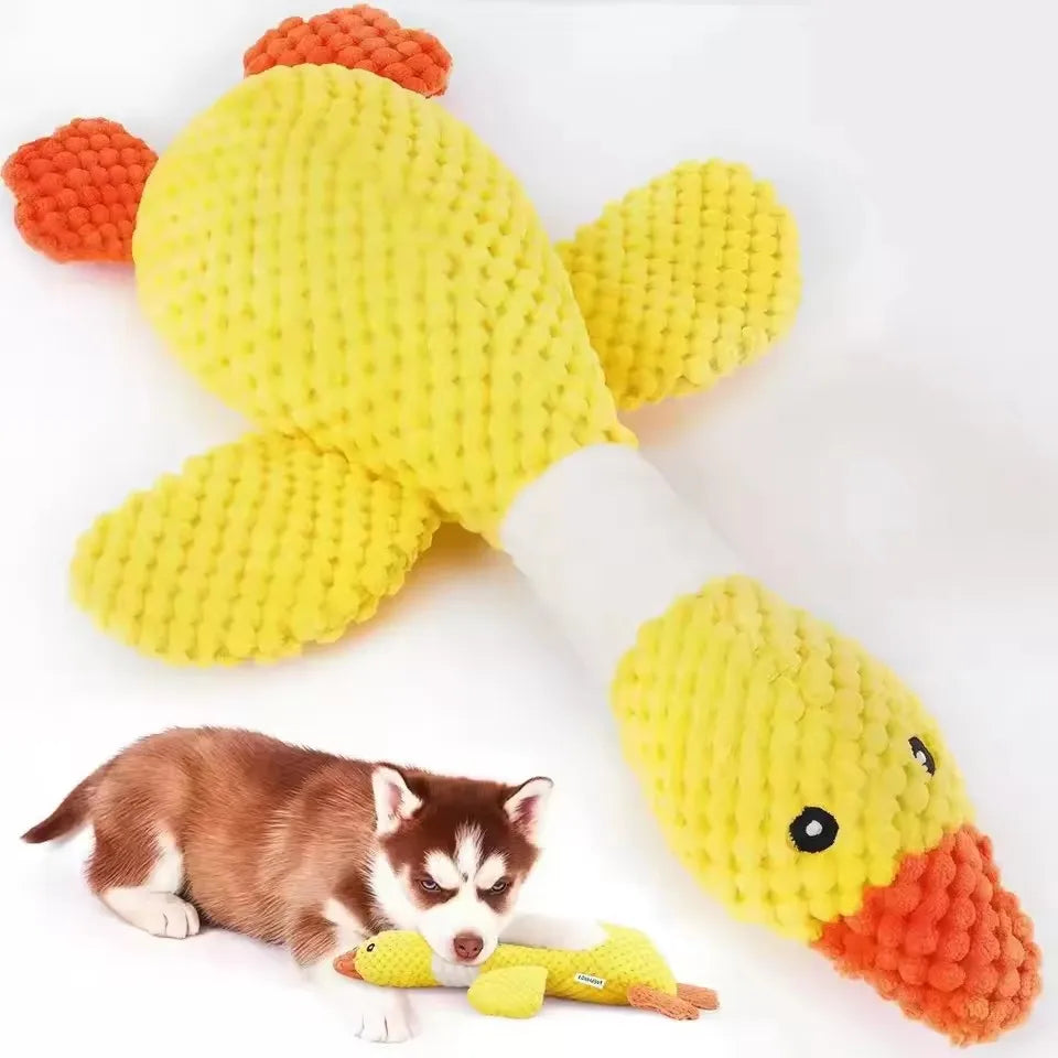 Indestructible Pet Toys for Aggressive Chewers Cats Dogs,Chew Squeak Toy Cats Dogs Interactive Plush Doll Pet Products