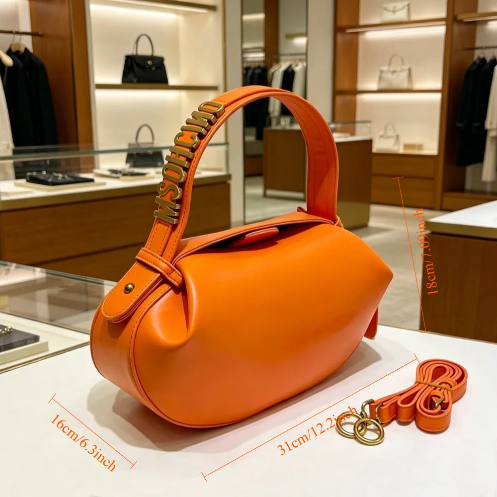 Women French Bread Stick Underarm Bag Crossbody Shoulder Handbag Purse Mini Round Tube Clutch Casual Summer 2026 New