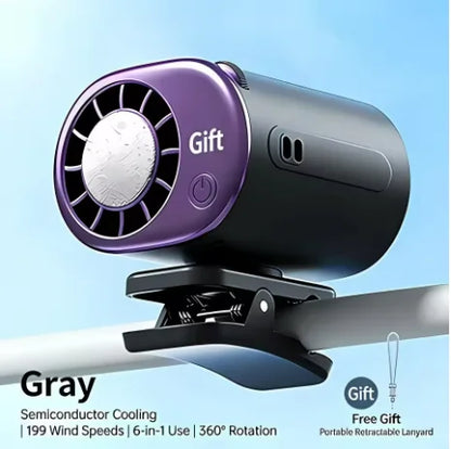 Portable Semiconductor Air Cooler, Umbrella Hanging Clip Fan, Handheld Mini Desktop Fan, High-Speed Electric Fan, Car Mounted