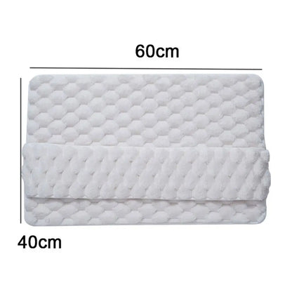 Practical Anti-slip Bath Mat Soft Washable Bathroom Floor Mat Household Water Absorption Floor Rug Bathroom Decor