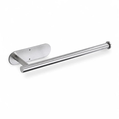 Homefish Sliver Stainless Steel Self Adhesive No Drilling Toilet Roll Holder Bathroom Kitchen Tissue Paper Holder