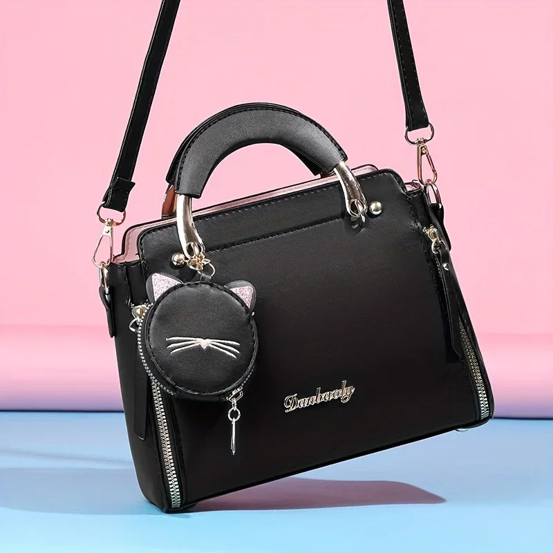 Women's Handbags Fashion Handbags Women's Handbags Crossbody Large Capacity Cat Purse