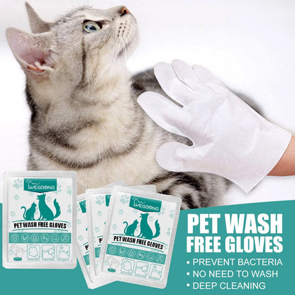 Pet Supplies for Cat Dogs Treats Pet Gloves for Cats and Dogs Bathing and Grooming Easy to Use Just Gently Dry Ideal Pet Wipes