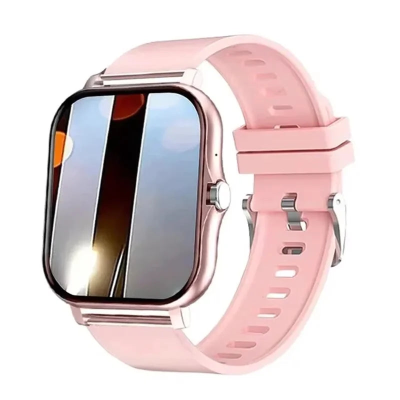 LAXASFIT Smart Watch 1.83 Inch HD Bluetooth Call Voice Assistant DIY Watch Faces Message Notification Fitness Tracker