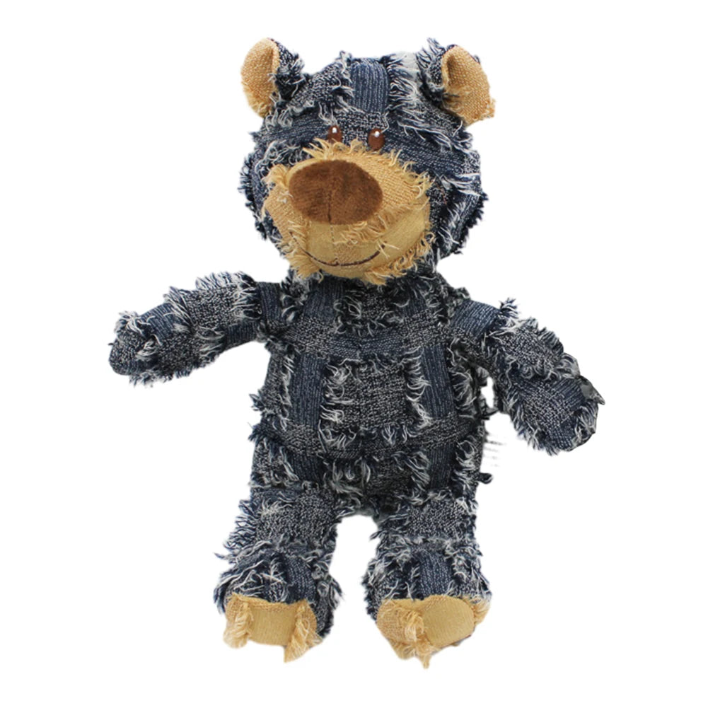 Pet Dog Toys Bear Squeaking Stuffed Toys For Dogs Cat Chew Squeak Toy for Small Dogs Play Funny Training Anxiety Relief Sleep Do