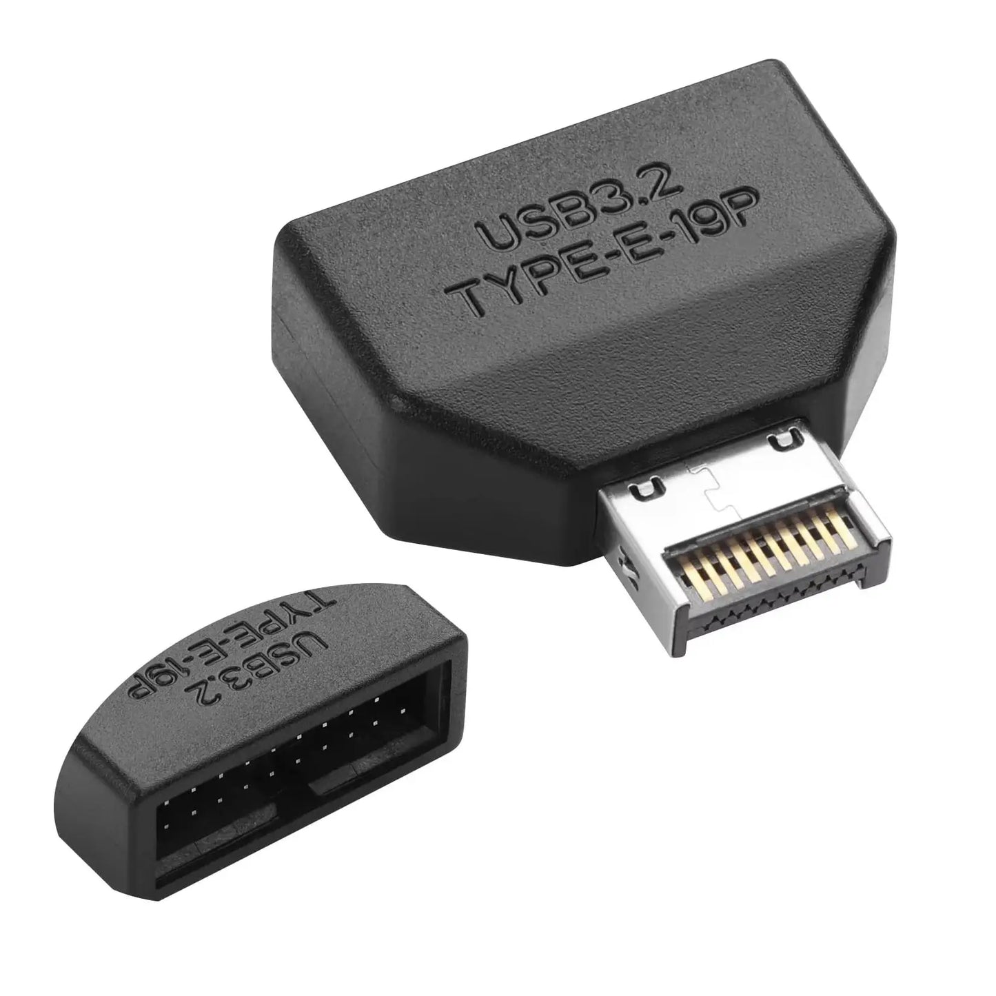 Motherboard USB 3.1 Type-E Header to USB 3.0 19/20Pin Adapter Front Panel Converter 5Gbps Data Transfer Plug & Play for Desktops
