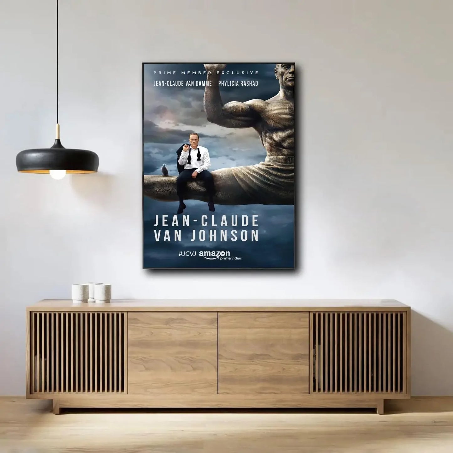 Van Damme Poster Canvas Painting Wall Art for Picture Coffee House Bar Living Room Bedroom Restaurant Home Wall Decor