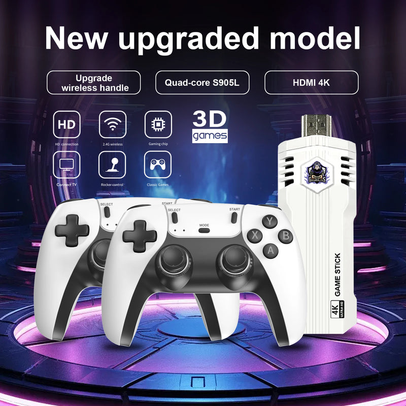 Gaming Consoles X2L ARM Mali-450 Quad-core S905L 64G/128G 30000+ Games Control for Games PSP、PS1、DreamCast、N64