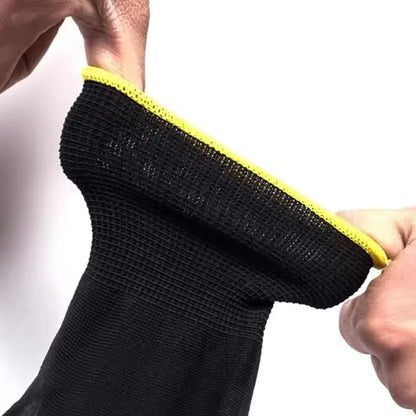 10 Pairs Durable Safety Gloves - Anti-Slip, Wear-Resistant, ESD Protection for Gardening & Woodworking