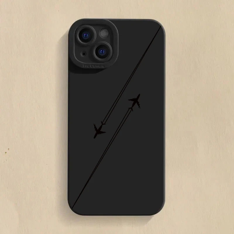 Travel-nspired Airplane Route Desian Phone Case For Xiaomi Mi 14 13 12T 13T 11T Pro 11 Lite 5G NE Poco F6 F5 X5 Pro Soft Cover
