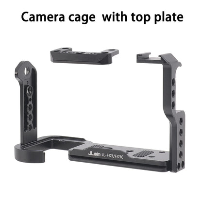 Camera Cage for Sony FX30/FX3 Rabbit Case For Sony Micro-Single Cameras Protective Frame with Arri Hole Arkah Dovetail groove