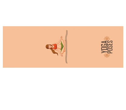 Hot Yoga Mat Towel 185*63cm Printed Yoga Towel Non Slip Fitness Workout Mat Cover for Pilates Gym Yoga Blankets