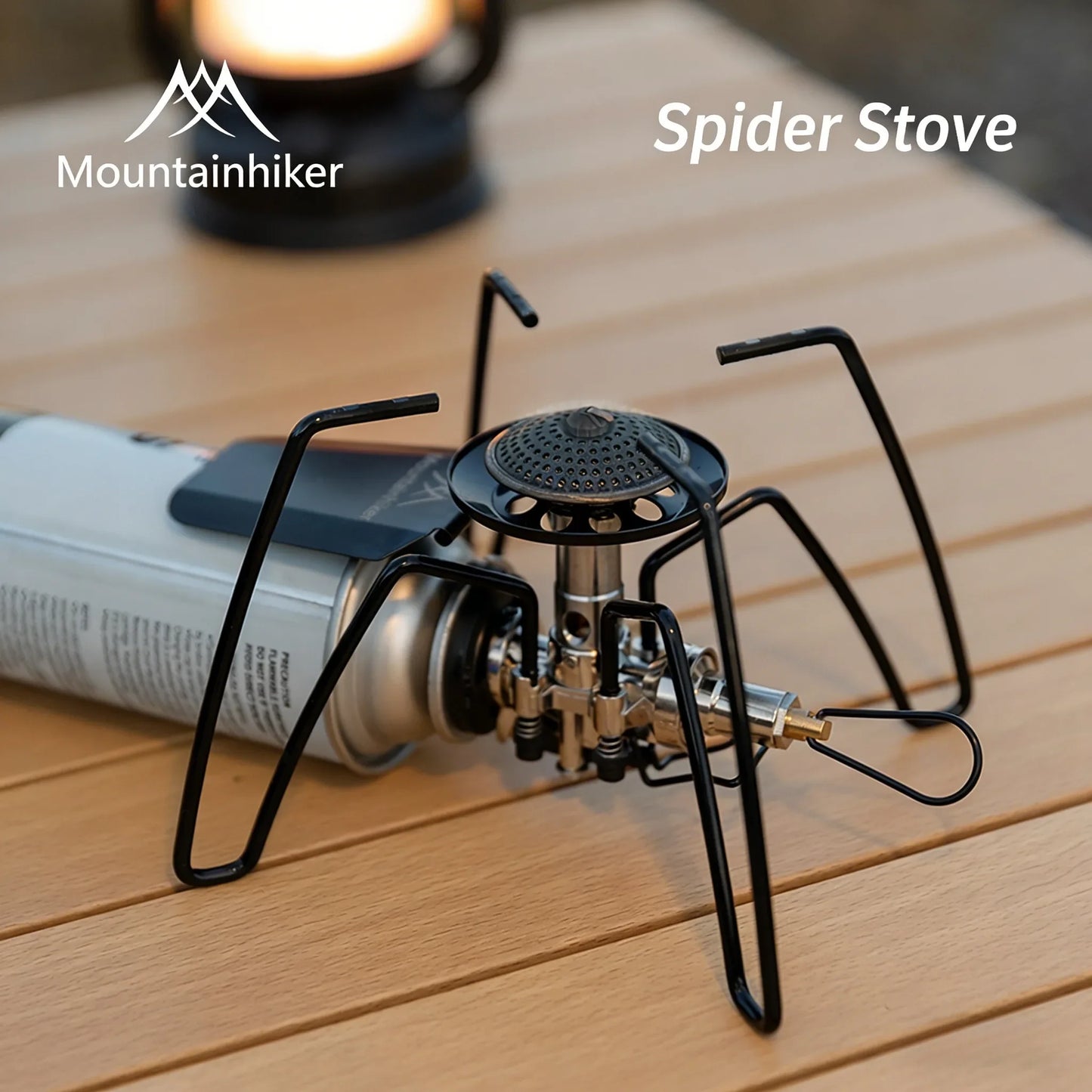 Mountainhiker Outdoor Portable Folding Spider Stove Camping Picnic Stove Barbecue Stove Household Stove with Holder