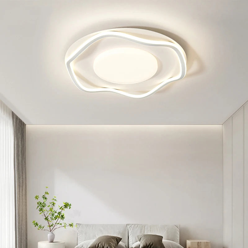 Modern LED Chandelier Ceiling Light Lustre Minimalist Design Bedroom Dining Room Living Room Aisle Decoration Home Appliance
