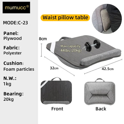 MUMUCC Study Table Bed Desk Student Dormitory Bedroom Laptop Desk Pillow Small Table Applicable To Students Etc
