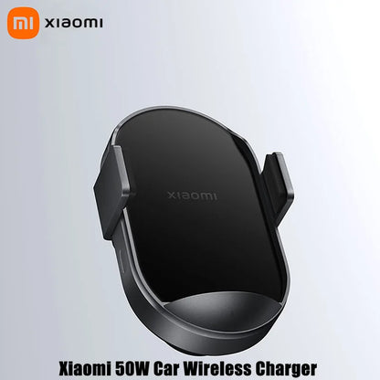 XIAOMI 50W Wireless Car Charger Set | Gravity-activated Mount + Power Cut Protection | Compatible with Multiple Devices
