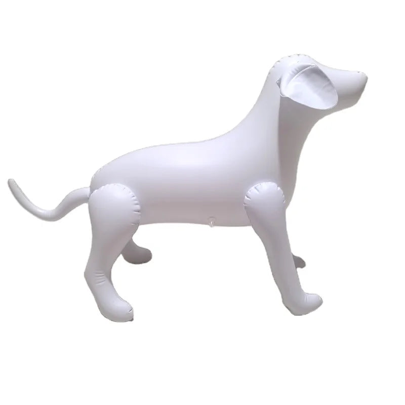 Inflatable Dog Mannequin Pet Clothing Model Dog Mannequin Display Puppy Dress Form Animal Mannequin