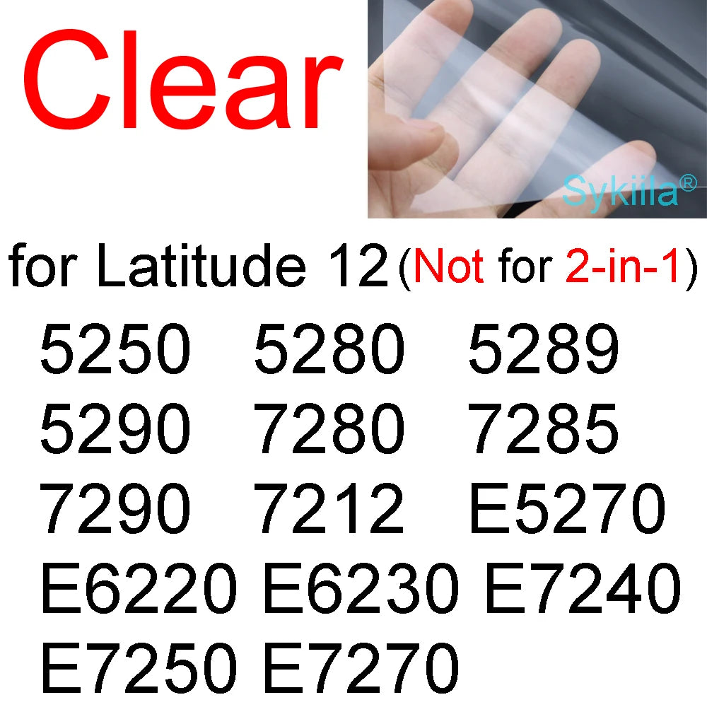 Screen Protector for Dell Latitude 15 3550 3540 3530 5550 5540 5531 5530 5521 5520 5510 15.6 Guard HD Clear Matte Frosted Skin