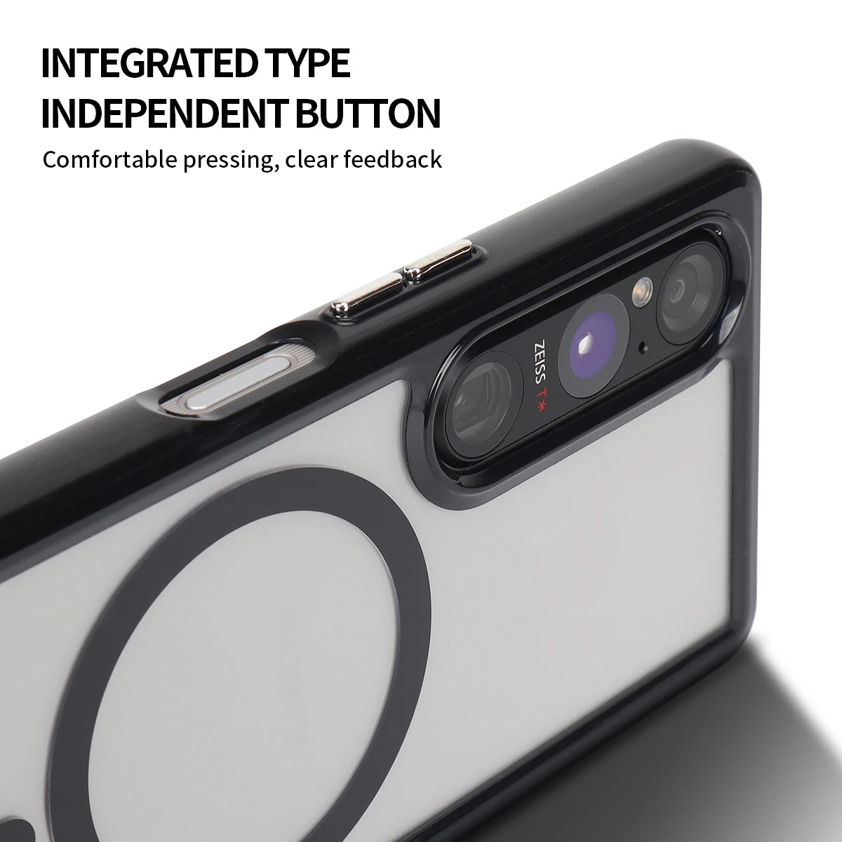 Magnetic Luxury Matte Translucent Armor Shockproof Case For Sony Xperia 1V Sony Xperia 1VI 1VIIFor Magsafe Wireless Charge Cover
