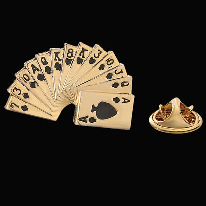 Classical men's women's brooch High-end collar pin Sports Golf Poker Trophy Lapel pin Hats scarves accessories jewelry gift