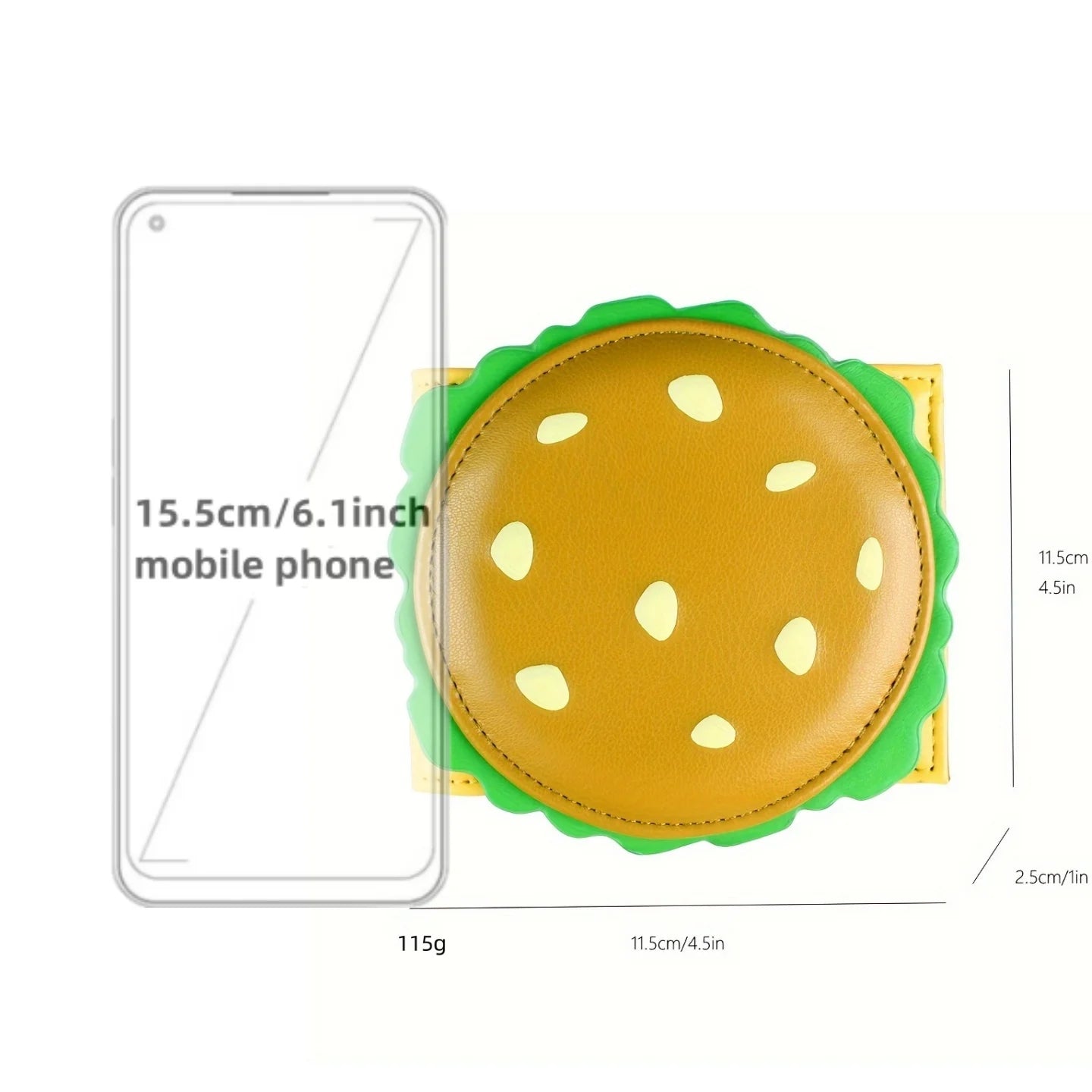 Crab Lagoon Wallet Burger Wallet Men's and Women's Wallet Rfid Anti-Theft Short Wallet Small Wallet