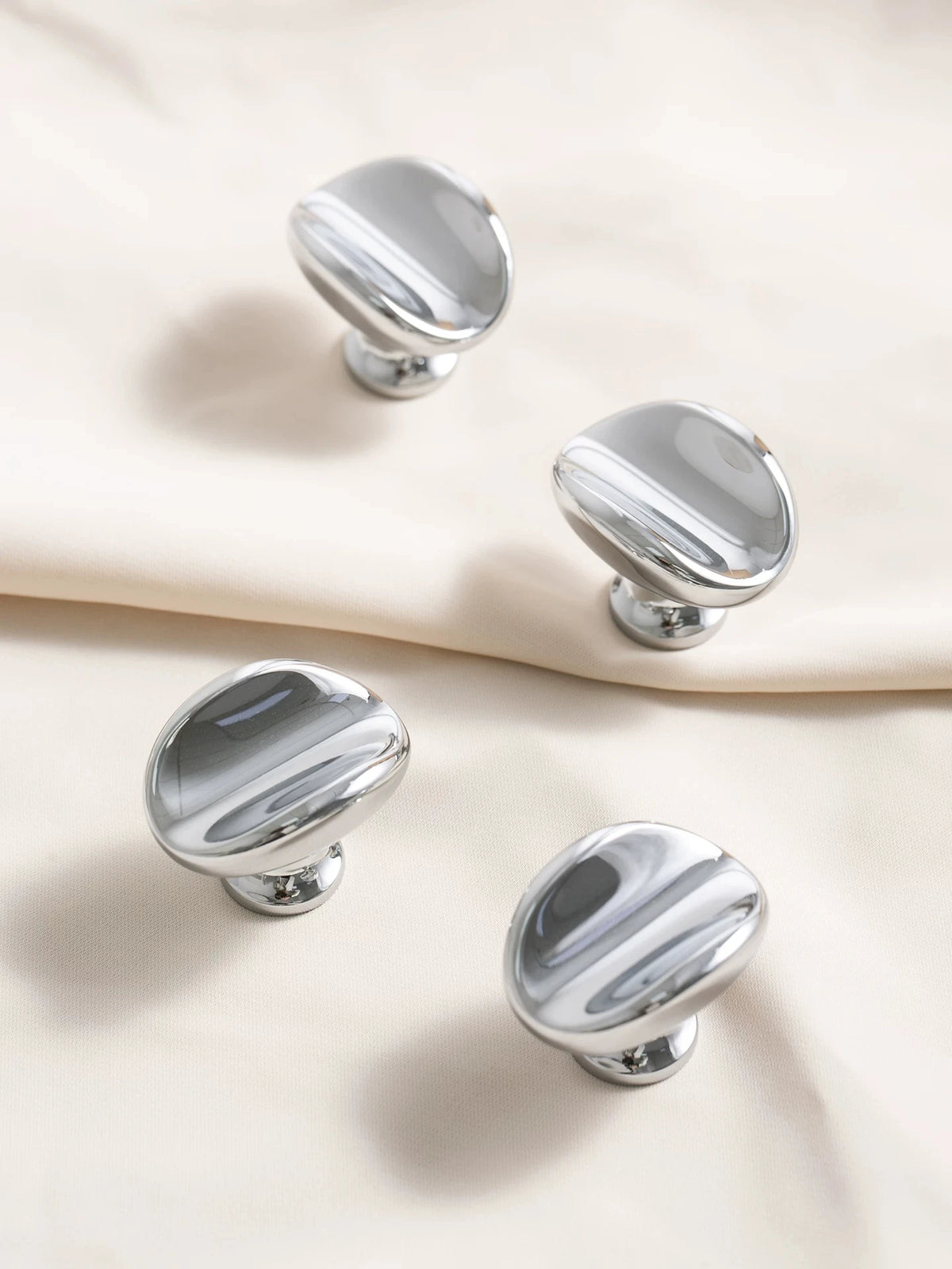 Bedroom Furniture Bright Silver Solid Brass Closet Wardrobe Door Handles Shoe Cabinet Drawer Silver Kitchen Small Pulls Knobs