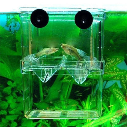 Multifu Fish Aquarium High Clear Breeding Isolation Box Pet Supplies Breeder Tank Double Guppies Hatching Incubator Pet Products