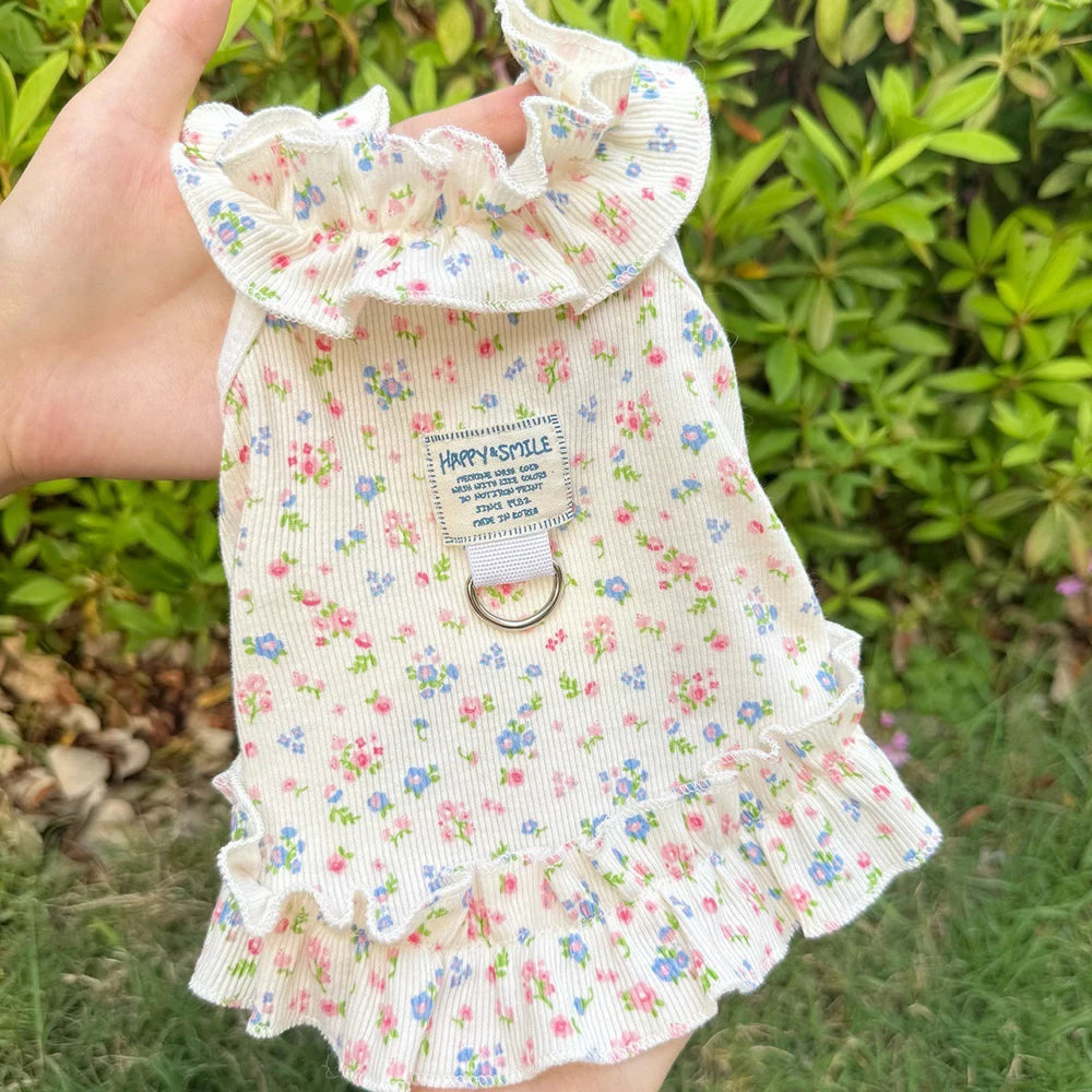 Soft Pet Clothes Thin Small Dog Cool Dress Cute Soft Cat Cooler Clothes Breathable Skin-friendly Summer Puppy Skirt Clothes