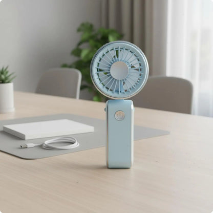 Portable Handheld Fan Lightweight USB Rechargeable Fan for Travel, Outdoor