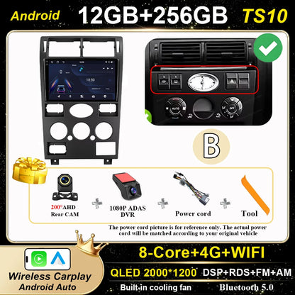 Android 16 GPS Navigation  For Ford Mondeo 2004 -2007 Auto Multimidia Video Player Carplay Head Unit Radio Stereo Car Dvd WIFI