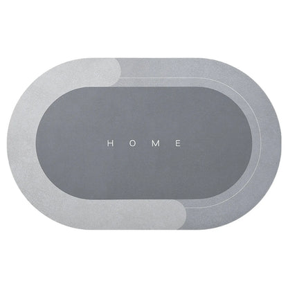 Absorbent Floor Mat Quick Drying Bathroom Mat Non-slip Floor Door Carpet Easy To Clean Home Oil-proof Kitchen Mat