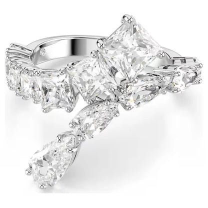 2025 New Trend Fine Wedding Jewelry Set Charming Luxury White Water Drop Crystal Fashion Women's Necklace Bracelet Earrings Ring