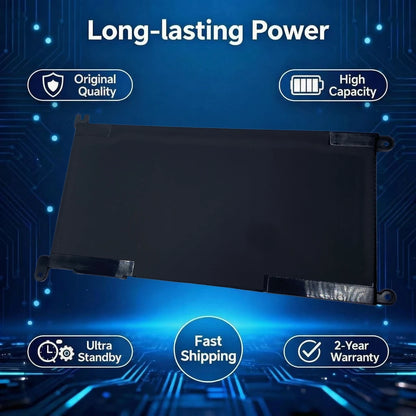 New WDX0R 42Wh Laptop Battery For Dell Inspiron 13 14 5368 5567 7560 5767 7472 7460 7368 7378 5565 Latitude 3488 3580 WDXOR