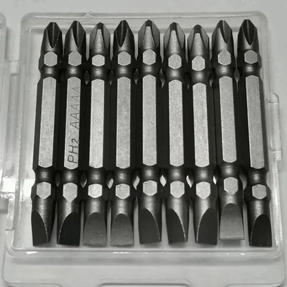 Screwdriver Bits Set 65mm PH2 Anti-slip with Magnetic 1/4" Hex Shank Fits Hand Electric Drill Driver Hand Tools