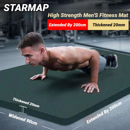 Men'S 3-Piece Set High Quality Thickened Sports Non-Slip Yoga Mat Is Suitable For Fitness Pilates Gym Home Exercise