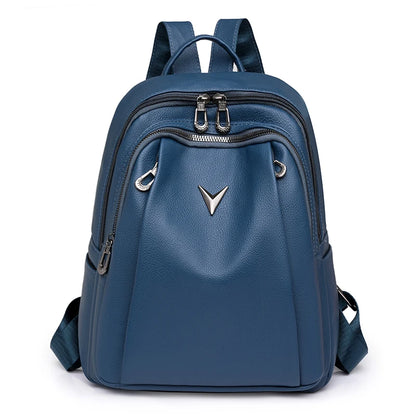 Large Capacity Women Backpack Purses High Quality Leather Female Vintage Bag School Bags Travel Bagpack Ladies Bookbag Rucksacks