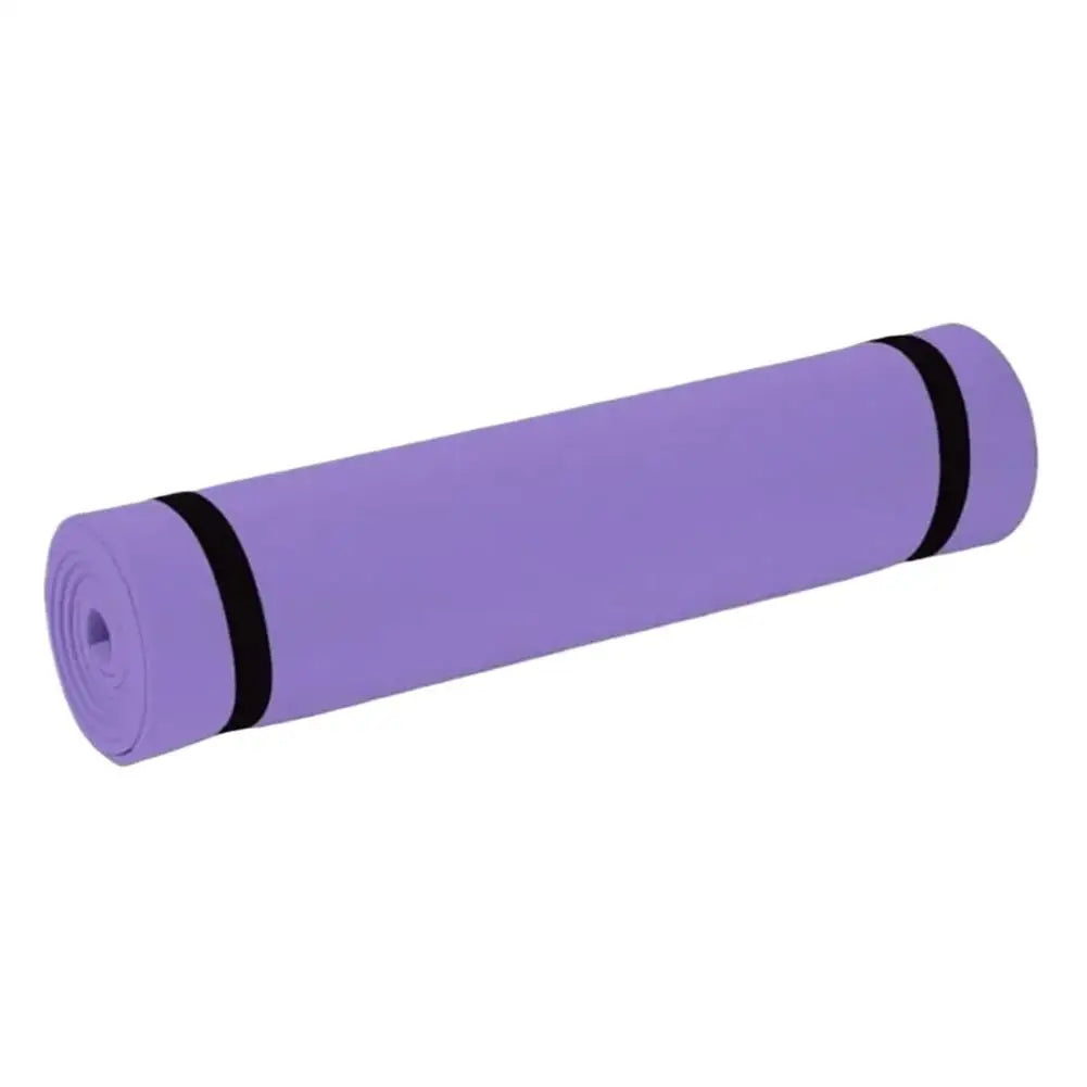 Yoga Pilates Mat 180x50cm Portable Non‑Slip Fitness Exercise Mat Balancing Mat Workout Pad For Home Gym Outdoor Sleeping Pad