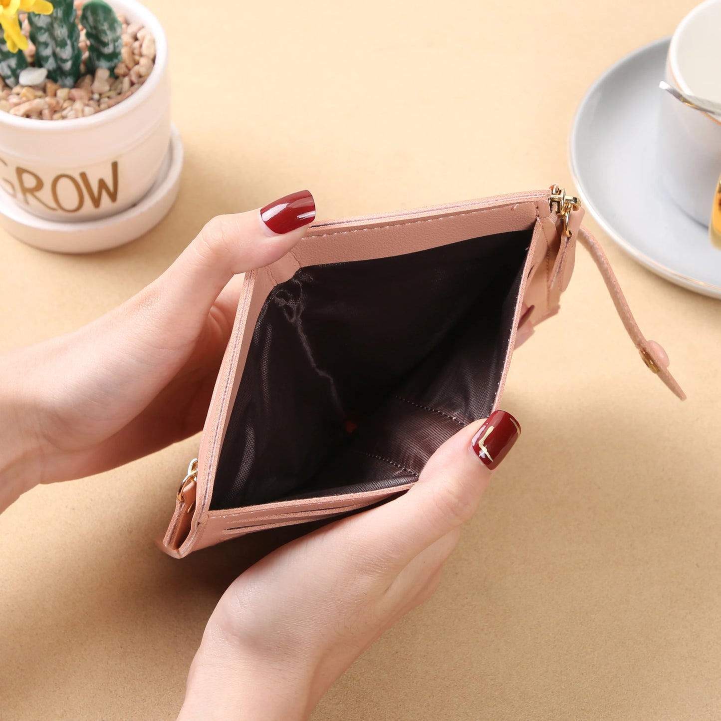 Ladies' wallet; short purse for women; high-end feeling cross-border multi-functional coin purse for women