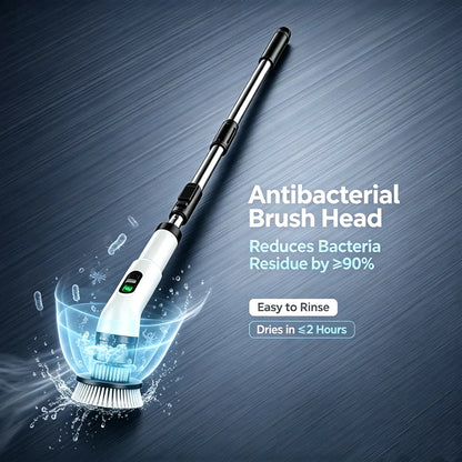 Household Cordless Spin Scrubber Kitchen Gadgets Hair Brushes Bathroom Broom Toilet Mops Electric Multipurpose Cleaning Brush