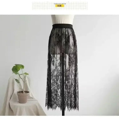Fashion Basic 2025 Underskirt Female Half Length Skirt Lace Slip Innerwear Short Skirt Women Half Slip Dress Petticoat