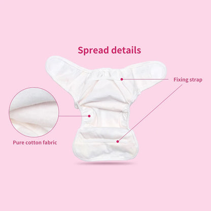 Reborn Baby Dolls Diapers Accessories 4-Piece Pack Fit for 17-24 inch Reborn Dolls Newborn Underwear Reusable Washable