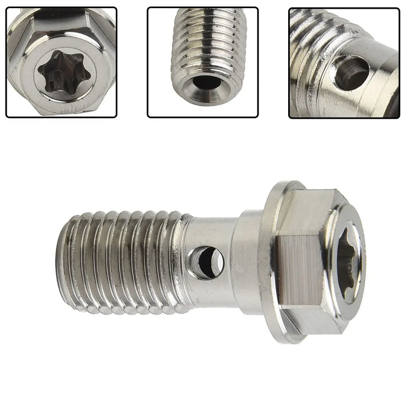 Brake Systems For Single Banjo Bolt Single Line Hydraulic Alloy Car Parts M10 x 1.25 for Honda, for Kawasaki,