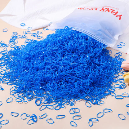 500/1000/2000 Stück bunte Einweg-Haargummis für Mädchen, Haarbänder, Haargummis, Haaraccessoires für Kinder