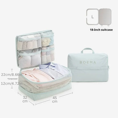 Comforter Storage Bag - Large Capacity Bedding Storage Bags Ultra Space Saving Self Compression Organizer, Washable Compression
