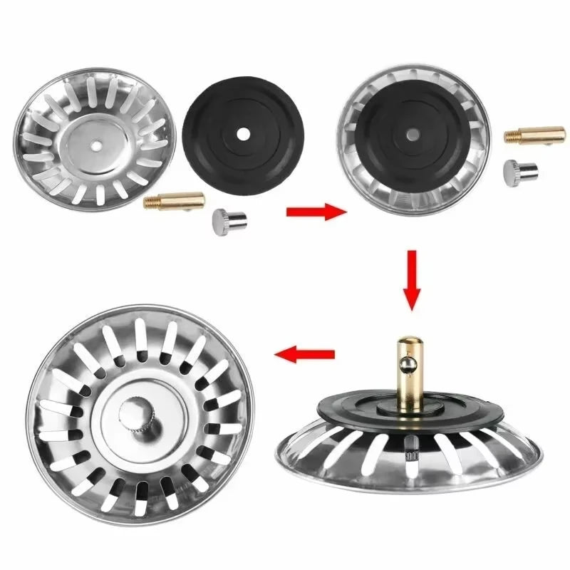 1pc Kitchen Sink Strainer Stopper Waste Plug Sink Filter Filtre Sink Strainer Filter Floor Drain Kitchen Tools